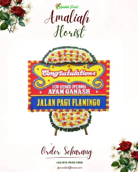 Sewa Papan Bunga Pagongan